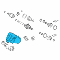 OEM 2019 Toyota RAV4 Differential Assembly Diagram - 41110-42053