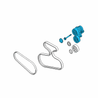 OEM 2008 BMW X5 Mechanical Belt Tensioner Diagram - 11-28-7-565-225