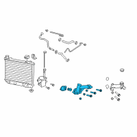 OEM 2013 Chevrolet Caprice Thermostat Housing Diagram - 92249137