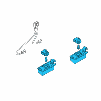 OEM Nissan Cube Lamp Licence Diagram - 26510-8991C