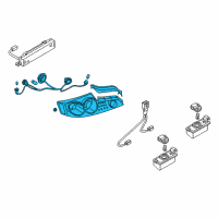 OEM 2004 Infiniti G35 Lamp Assembly-Rear Combination, RH Diagram - 26550-AM825