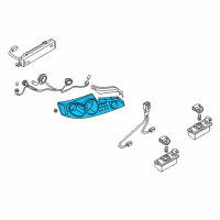 OEM 2003 Infiniti G35 Body Assembly-Combination Lamp, RH Diagram - 26554-AM810