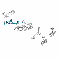 OEM 2003 Infiniti G35 Harness Assembly-Rear Combination Diagram - 26556-AM810