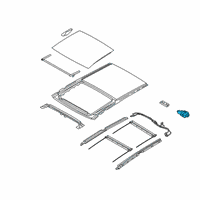 OEM Kia Motor Assembly-PANORAMAR Diagram - 816312P000