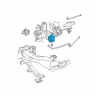 OEM 2001 Chevrolet S10 Front Mount Diagram - 15149543