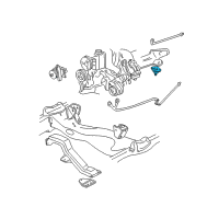 OEM 2003 Chevrolet S10 Mount, Trans Diagram - 15726980