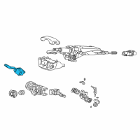 OEM 2005 Honda CR-V Switch Assembly, Lighting & Turn Signal Diagram - 35255-S5A-A02