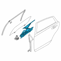 OEM 2016 Nissan Altima Regulator Door Window Rh Diagram - 82720-3TA1A