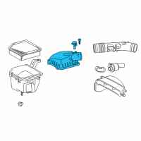 OEM 2017 Lexus GS350 Cap Sub-Assy, Air Cleaner Diagram - 17705-31280