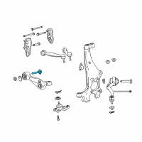 OEM 2016 Lexus LS460 Cam Assy, Camber Adjust Diagram - 48190-50060