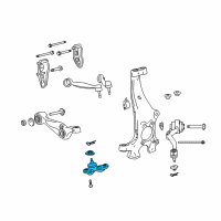 OEM 2013 Lexus LS460 Front Lower Ball Joint Assembly, Right Diagram - 43330-59145