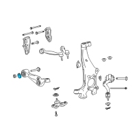 OEM 2011 Lexus LS460 Cam, Camber Adjust, No.2 Diagram - 48198-50040