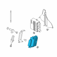 OEM Nissan Engine Control Module-Blank Diagram - 2371M-EZ40A