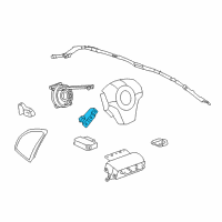 OEM 2010 Saturn Vue Sensor Asm-Inflator Restraint Side Imp Diagram - 96814915