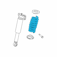 OEM 2016 Cadillac ATS Coil Spring Diagram - 23498309