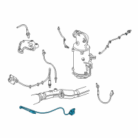 OEM 2018 Chevrolet Equinox SENSOR ASM-NOX (POSN 2) Diagram - 55515865