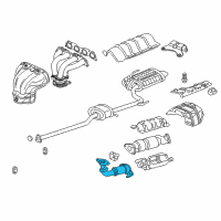 OEM Honda Pipe A, Exhuast Diagram - 18210-SDA-A01