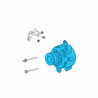 OEM Chrysler Aspen ALTERNATR-Engine Diagram - 56028697AI