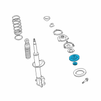 OEM 2001 Nissan Pathfinder Front Spring Seat Assembly Upper Diagram - 54040-2W100