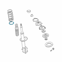 OEM 2001 Infiniti QX4 Seal-Rubber, Front Spring Diagram - 54034-0W010