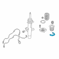 OEM BMW M235i xDrive Lower Spring Pad Diagram - 31-33-6-860-788