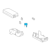 OEM Toyota Highlander ECM Relay Diagram - 90987-02009