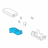 OEM Toyota Tacoma Fuse & Relay Box Diagram - 82741-35080