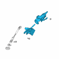 OEM Chevrolet Steering Column Diagram - 42608297