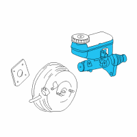 OEM 2003 Dodge Stratus Brake Master Cylinder Diagram - 5101794AA