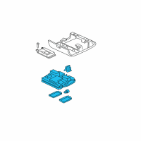 OEM 2005 Acura MDX Lighting Assembly (Gun Metallic) Diagram - 83253-S3V-A72ZC