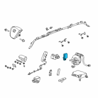 OEM Honda Pilot Sensor Assy., Side Impact (Denso) Diagram - 77970-SJA-E11