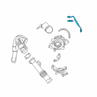 OEM Ford F-350 Super Duty Oil Feed Tube Diagram - 3C3Z-9T516-AA