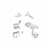 OEM Lexus GS350 Lighter Assy, Cigarette Diagram - 85500-30520