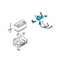 OEM Ford F-150 Positive Cable Diagram - HL3Z-14300-F