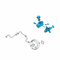OEM 2012 Infiniti EX35 Cylinder Assy-Brake Master Diagram - D6010-JK02B