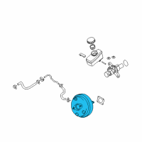 OEM 2018 Nissan 370Z Booster Assy-Brake Diagram - D7210-1ET0C