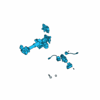 OEM Chevrolet Aveo5 Column Asm, Steering Diagram - 96808467