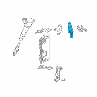 OEM 2020 Lexus RX350L Sensor, Crank Position Diagram - 90919-05090