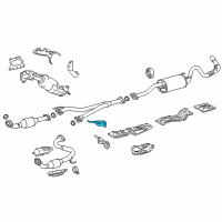 OEM 2005 Toyota Tacoma Heat Shield Diagram - 58153-04041