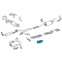 OEM 2011 Toyota Tacoma Heat Shield Diagram - 58152-04031