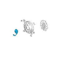 OEM 2005 Lexus GX470 Motor Assy, Blower (For Condenser) Diagram - 88550-12160