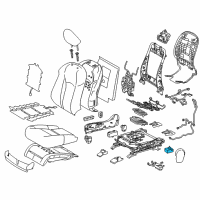 OEM 2016 Lexus RX450h Control Sub-Assy, Seat Heater Diagram - 87501-0E080