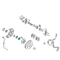 OEM 2004 Kia Rio Seal-Oil, Out Diagram - MB09233067