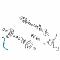 OEM Kia Rio Flexible Hose Assembly Diagram - 0K30A43980E