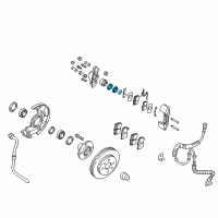 OEM 2002 Kia Rio Seal Kit-Front Diagram - 0K30A3324Z