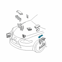 OEM Lexus IS350 Block Assembly, Relay Diagram - 82660-30C70