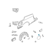 OEM 2010 Nissan 370Z Spring-Gas Filler Lid Diagram - 78836-AM800