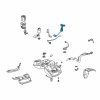 OEM 2003 Lexus IS300 Gage Assy, Fuel Sender Diagram - 83320-59095