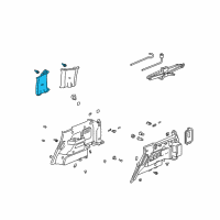 OEM 2003 Honda Pilot Garnish Assy., R. Quarter Pillar *G50L* (LIGHT FERN) Diagram - 84131-S9V-A01ZA