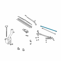OEM 1999 Honda CR-V Rod Unit A Diagram - 76540-S10-003